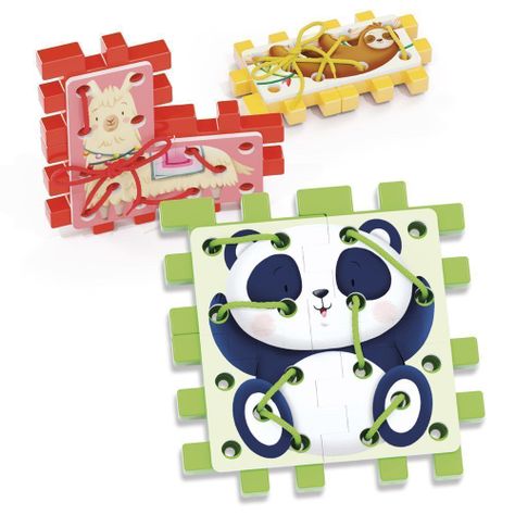 Puzzle Lazos Animales Quercetti-2