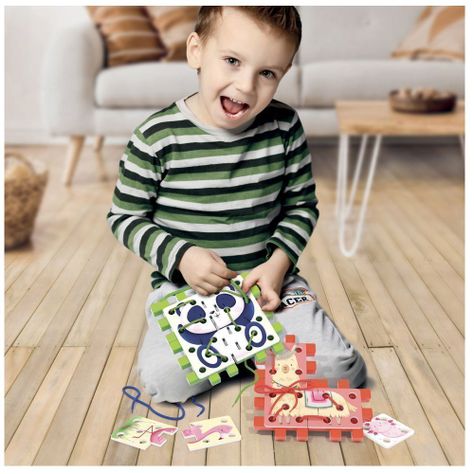 Puzzle Lazos Animales Quercetti-3