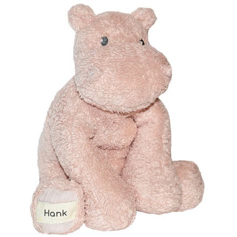 Peluche hipopotamo organico 32 cm-0