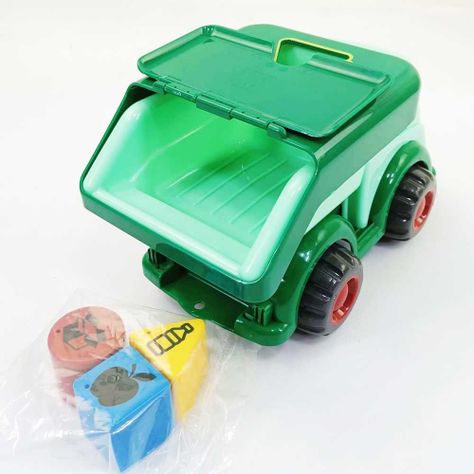 Juguete Camión reciclaje encaje mighty -1