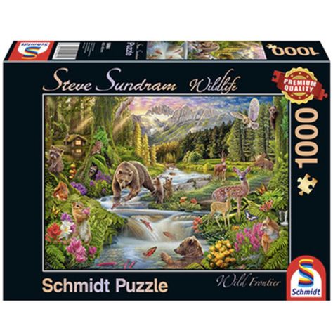Puzzle 1.000 piezas Animales del bosque-0