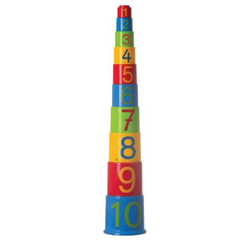Baldes Apilables Números 10 pz-0