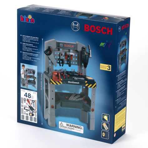 Juguete Banco de trabajo mini Bosch 48 pz Klein-2