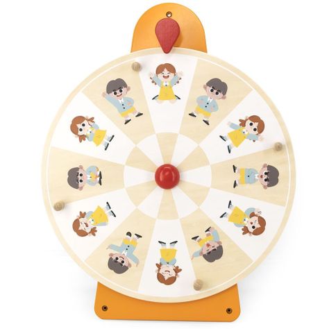 Juego Pared Madera Ruleta de Emociones-1