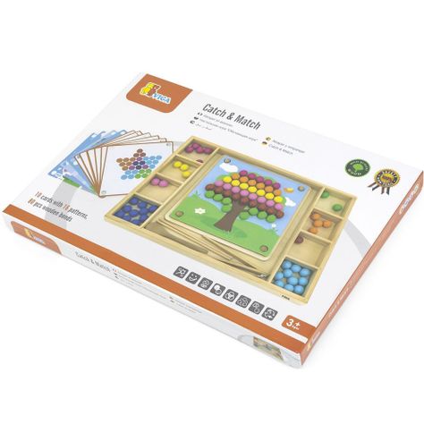 Juego Madera Mosaico Catch & Match-2