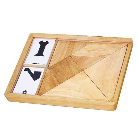 Juego Madera Tangram con Caja-0