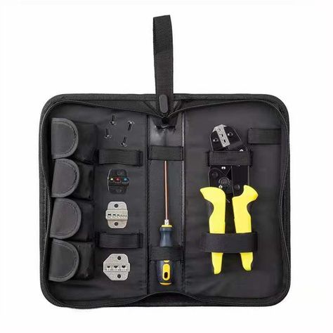 CRIMPADORA DE CONECTORES CON PINZA INTERCAMBIABLE-0
