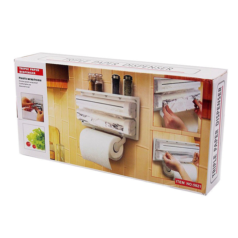 Dispensador corta fácil triple papel de cocina-3