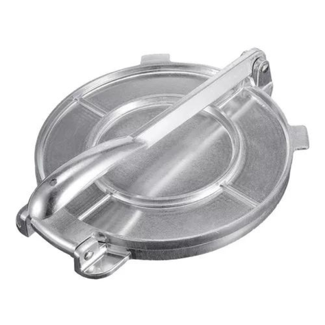 Prensa para tortillas 20cm cocina acero inoxidable-0