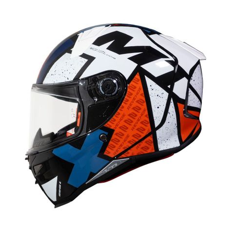 Casco MT Revenge 2 S Light B0 Perla Brillo-0
