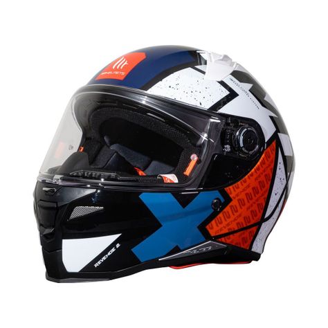 Casco MT Revenge 2 S Light B0 Perla Brillo-3