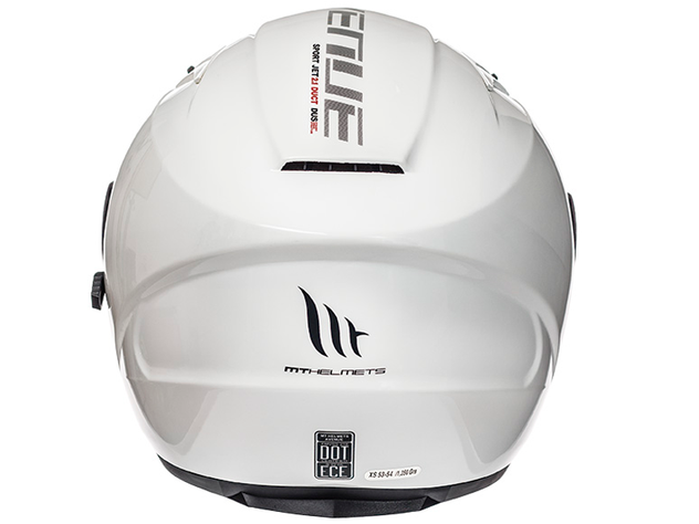 Casco De Moto Mt Avenue Sv Solid Blanco Perla-1