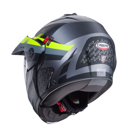 Casco de Moto Doble Proposito CABERG Tourmax X Sarabe Yellow-3