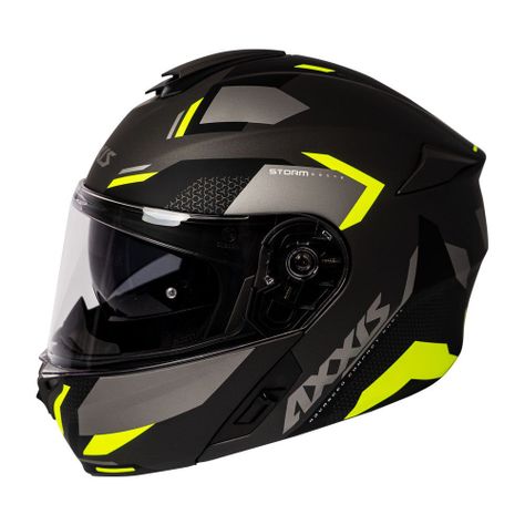 Casco Axxis Storm Drone D3 Amarillo Fluor-0