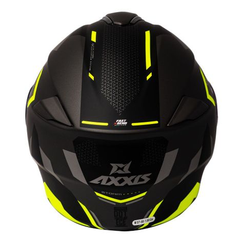 Casco Axxis Storm Drone D3 Amarillo Fluor-4