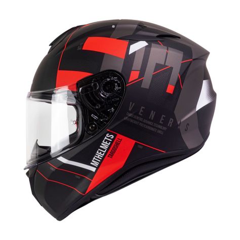 Casco MT Targo Veneris A4 Rojo Mate-0