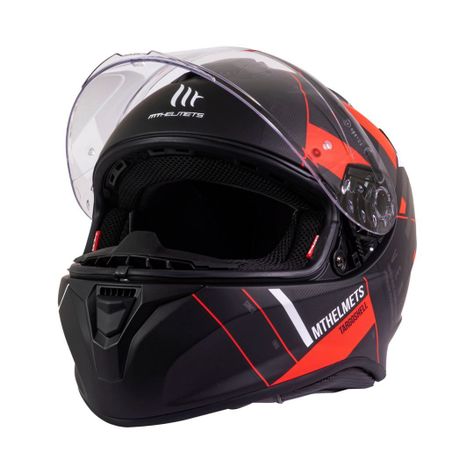 Casco MT Targo Veneris A4 Rojo Mate-2