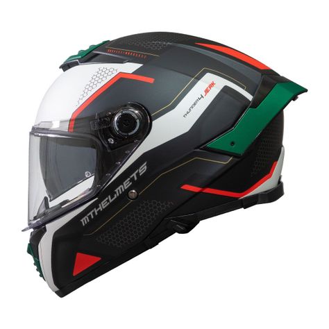 Casco Mt Helmets Thunder 4 Jerk Verde Perla Mate + Pinlock-0
