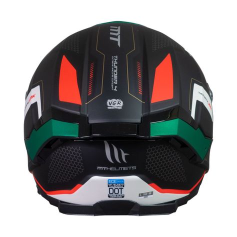 Casco Mt Helmets Thunder 4 Jerk Verde Perla Mate + Pinlock-4