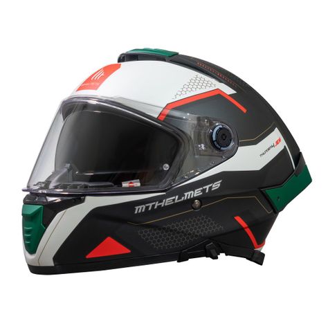 Casco Mt Helmets Thunder 4 Jerk Verde Perla Mate + Pinlock-1