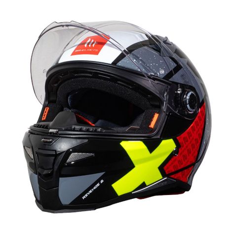 Casco MT Revenge 2 S Light C2 Perla Brillo-3