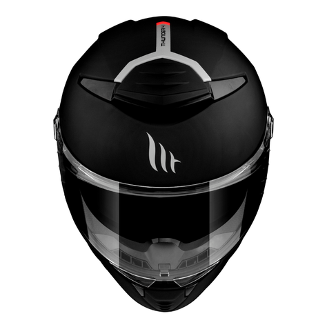 Casco Mt Helmets Thunder 4 Negro Mate + Pinlock Incluido-3