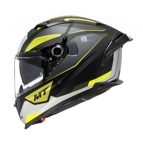 Casco MT Braker SV Pursuit B3 Amarillo Fluor Mate-1