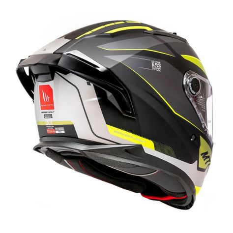 Casco MT Braker SV Pursuit B3 Amarillo Fluor Mate-3