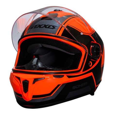 Casco De Moto Axxis Draken S C5 Sonar Rojo Brillo-2