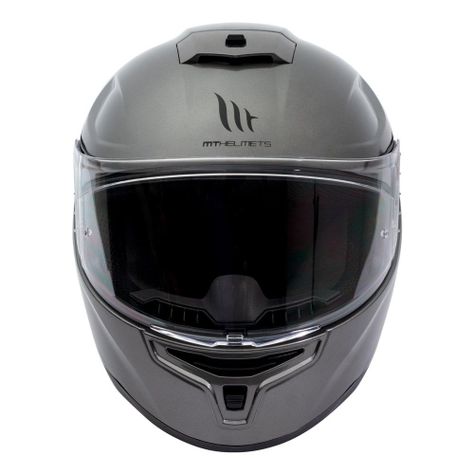 Casco De Moto Mt Helmets Hummer Solid Titanium + Regalo-0