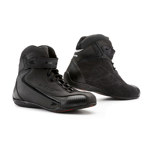 Bota De Moto Seventy Sd-bc6 Negro / Unisex-0