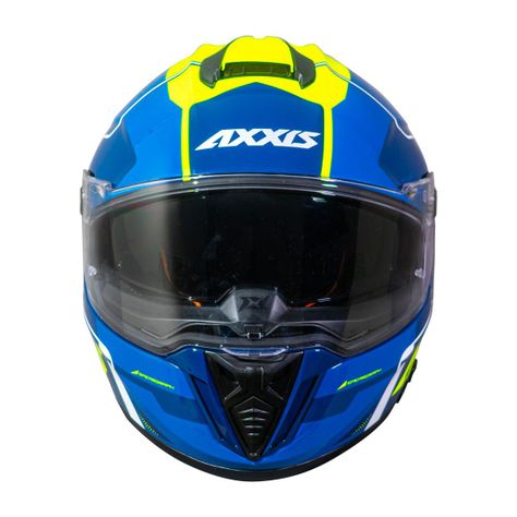 Casco Axxis Hawk SV Spear C13 Amarillo Fluor Brillo-3