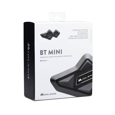 Intercomunicador Para Moto Midland Bt Mini Doble-0