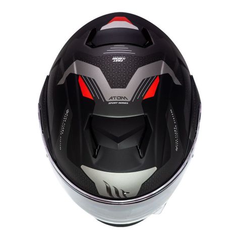 Casco de Moto MT Helmets - ATOM SV Híbrido F5 Rojo Mate + Antiempañante Fogoff-5