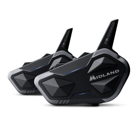Intercomunicador Para Moto Midland Btr1 Advanced Doble-1