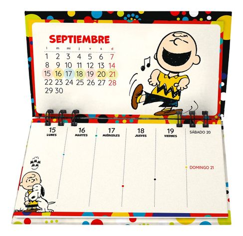Calendario Agenda d Escritorio Snoopy Nuestro Ritmo 2025-1