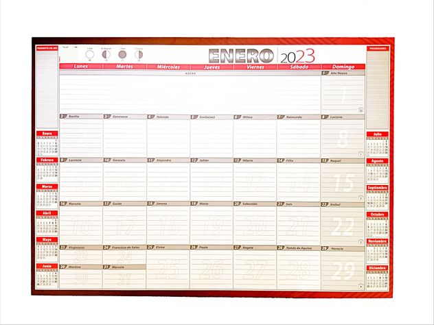 PLANNER CALENDARIO DE ESCRITORIO TRABAJO AÑO 2023-0