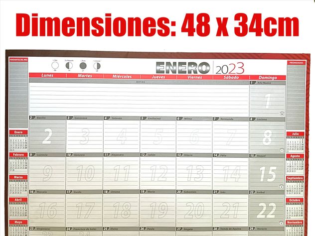 PLANNER CALENDARIO DE ESCRITORIO TRABAJO AÑO 2023-4