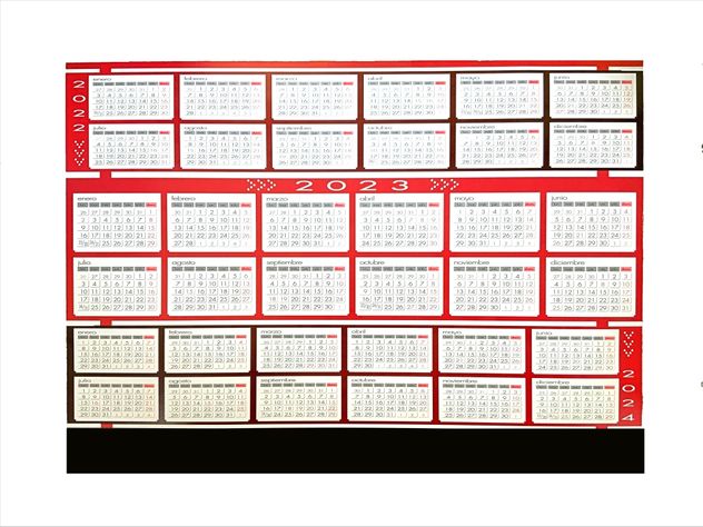 PLANNER CALENDARIO DE ESCRITORIO TRABAJO AÑO 2023-1
