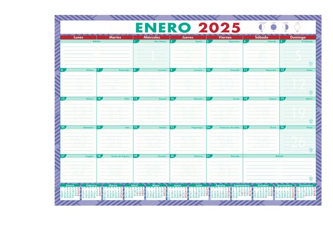 Agenda Buho Profesor 2025 Cuero + Calendario Escritorio 2025-5