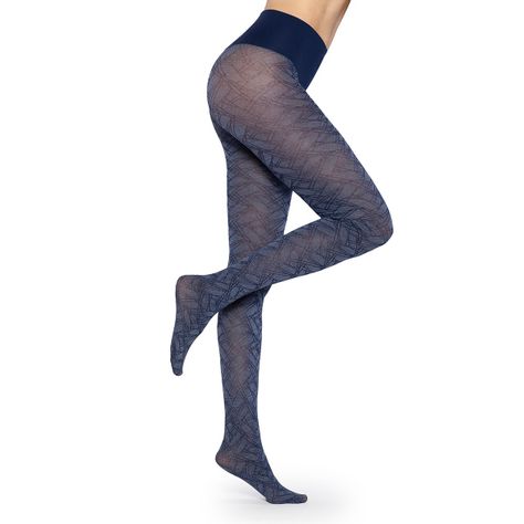 Panty Geo Cintura Invisible Azul Marino Lasst-0