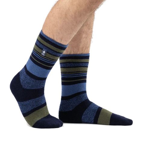 Caletin Lite Multi Stripe - Altun Azul Marino Heat Holders-2