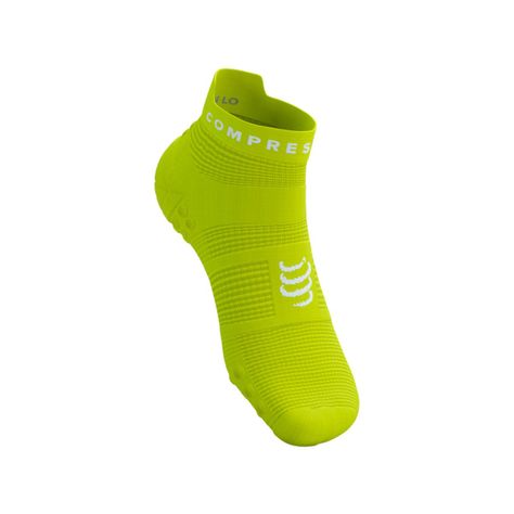 Calcetín Pro Racing v4.0 Run Low Yellow-1