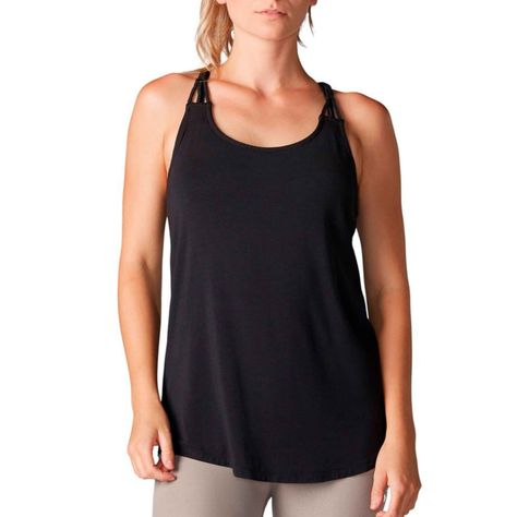 Braided Strap Tank Negro-0