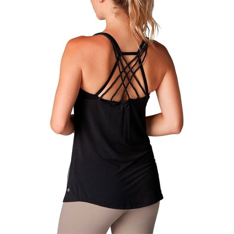Braided Strap Tank Negro-1