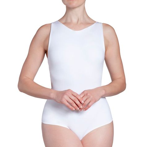Body Sin Manga Escote Ojal Blanco-1