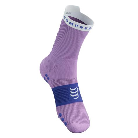 Calcetín Pro Racing v4.0 Trail Lila Compressport-1