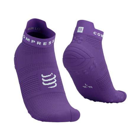 Compresport - Calcetín Pro Racing v4.0 Run Low Lila-0