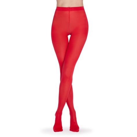 Panty Opaca Rojo-0