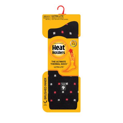 Calcetin Ultra Lite Micro Square Zadar Negro Heat Holders-1